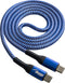 Akyga USB-kabel USB-C stekker, USB-C stekker 1.00 m Blauw AK-USB-37
