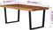 vidaXL - Salontafel - 102x54x41 - cm - massief - suarhout
