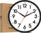 Tyme Wandklok Modern - Muurklok - Fluisterstil - Grote cijfers - Zwart Wit