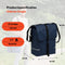 New Looxs ® Odense Single - Fietstas - Waterafstotend Polyester - 17,5 liter - Donkerblauw