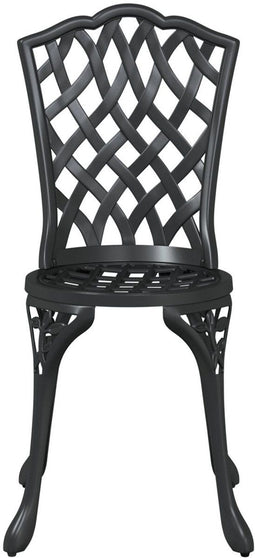 vidaXL - 3-delige - Tuin - Bistro - Set - - - Zwart - Gietaluminium