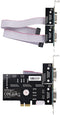 Startech.com 4-Port PCIe Seriële Adapter Kaart - Quad PCI Express naar RS232/RS422/RS485 - Incl. Low-Profile Beugel ESD Bescherming (Level-4)