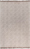 vidaXL - Kelim - vloerkleed - met - patroon - 120x180 - cm - katoen - grijs