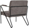 Leunstoel DKD Home Decor Grijs Metaal Polyester (64 x 69,5 x 76 cm)