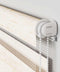 vidaXL - Zebra - rolgordijn - 60x200 - cm - stofbreedte - marmerbeige - 55,9 - cm