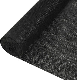 vidaXL - Privacynet - 150 - g/m² - 1x25 - m - HDPE - zwart