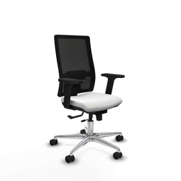 Piqueras y Crespo 2D086N0 - Bureaustoel - Verstelbare hoogte met armleuning - Wit