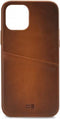 Apple iPhone 12 Pro - Back Cover - Echt Leer - Desire Cardslot - Burned Cognac