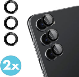 imoshion 2 Pack Camera lens protector| - Screenprotector Geschikt voor - |Samsung Galaxy S24| - |Zwart|