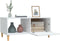 vidaXL - Salontafel - 89,5x50x40 - cm - bewerkt - hout - wit