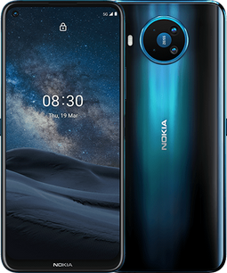 Nokia 8.3 5G - Smartphone - 6GB RAM - 64GB opslag - Blauw