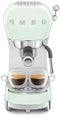 Smeg ECF02PGEU - Espressomachine - 15 bar - Watergroen