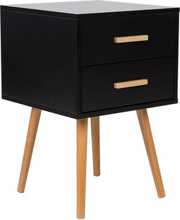 ALABAMA - Bijzettafel - Zwart - MDF