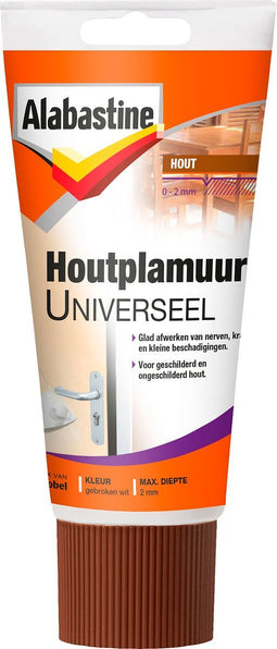 Alabastine 5096155 Houtplamuur - Universeel - 250 gram