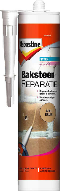 Alabastine Baksteenreparatie Muurvuller - Geel bruin - 310 ml