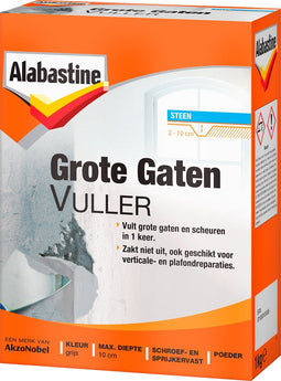 Alabastine Grote Gaten Muurvuller Poeder - Grijs - 1 kg