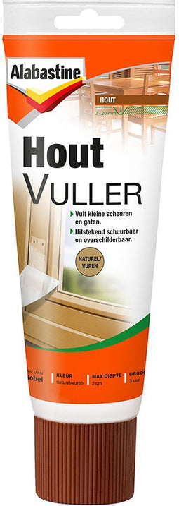 Alabastine houtvuller naturel/vuren - 330 gram