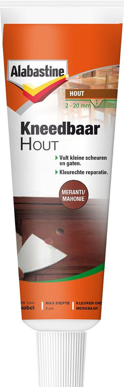 Alabastine - Kneedbaar Hout - Meranti / Mahoni - 75 G