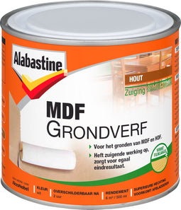 Alabastine MDF Grondverf - Wit - 500 ml