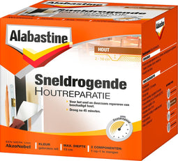 Alabastine Sneldrogende Houtreparatie - Gebroken wit - 500 gr