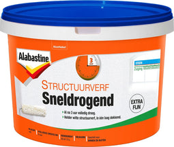 Alabastine Structuurverf Sneldrogend - Fijn Wit - 5 liter