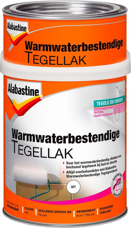 Alabastine Tegellak - Wit - 750 ml
