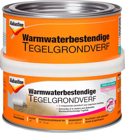 Alabastine - Warmwaterbestendige Tegelgrondverf - Wit - 250 ML