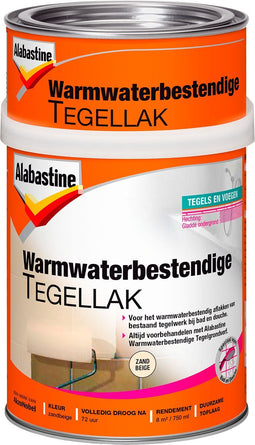 Alabastine Warmwaterbestendige Tegellak - Zandbeige - 750 ml