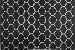 ALADANA - Outdoor kleed - Zwart - 140 x 200 cm - PVC