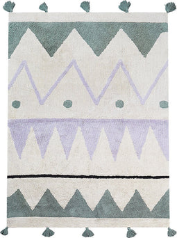 ALAKOL - Kindervloerkleed - Meerkleurig - 140 x 200 cm - Katoen