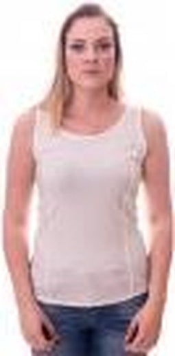 Alan Red Hemd - Dames Top - Maat S - Wit