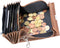 Alassio kelnerportefeuille - metalen ketting - hunter leer - bruin - JU-42198