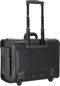 Alassio pilotenkoffer - SILVANA - leer - zwart - JU-92705