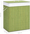 vidaXL - Wasmand - met - 1 - vak - 83 - L - bamboe - groen