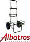Albatros Fishing Deluxe Trolley - 51 x 45 x 107 cm - Groen