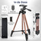Studio ME Telefoon Statief - 136 cm - Tripod - Bluetooth Afstandsbediening - Rosegoud