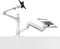 Alberenz® laptop monitor arm zilver met gasveer - Monitor Standaard - Laptop Standaard - Verstelbaar - Laptop Arm Zilver