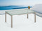 Beliani GROSSETO - Tuintafel - Transparant - Veiligheidsglas