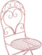 ALBINIA - Bistroset voor 2 - Roze - Metaal