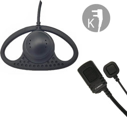 Albrecht AE34K 41635 D-Shell Kenwood 2Pins aansluiting 2 PTT schakelaars