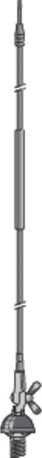 Albrecht.Audio DV-27, Antenne komplett, 140 cm, 1/4 Lambda