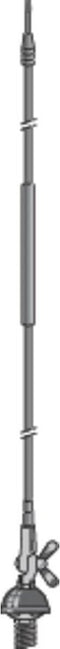 Albrecht.Audio DV-27, Antenne komplett, 140 cm, 1/4 Lambda