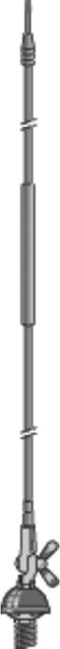 Albrecht.Audio DV-27, Antenne komplett, 140 cm, 1/4 Lambda