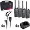 Albrecht Tectalk Worker 3 29826 PMR-portofoon 4 stuks compleet in koffer
