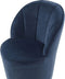 ALBY - Fauteuil - Blauw - Fluweel