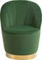 ALBY - Fauteuil - Groen - Fluweel
