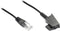 Alcasa 3503-RJ45, 3 m, TAE-F, RJ-45, Zwart