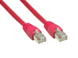 Alcasa Cat. 6 S/FTP, 1m netwerkkabel Cat6 S/FTP (S-STP) Rood