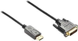 Alcasa DP - DVI-D 5m 5m DVI-D DisplayPort Zwart