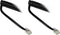 Alcasa Telephone cord, 4m, 4 m, Zwart
